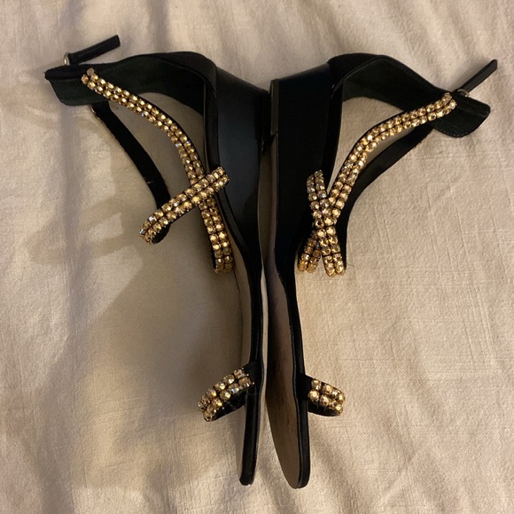 Giuseppe Zanotti crystal wrap wedge sandals, 7 - Picture 2 of 9